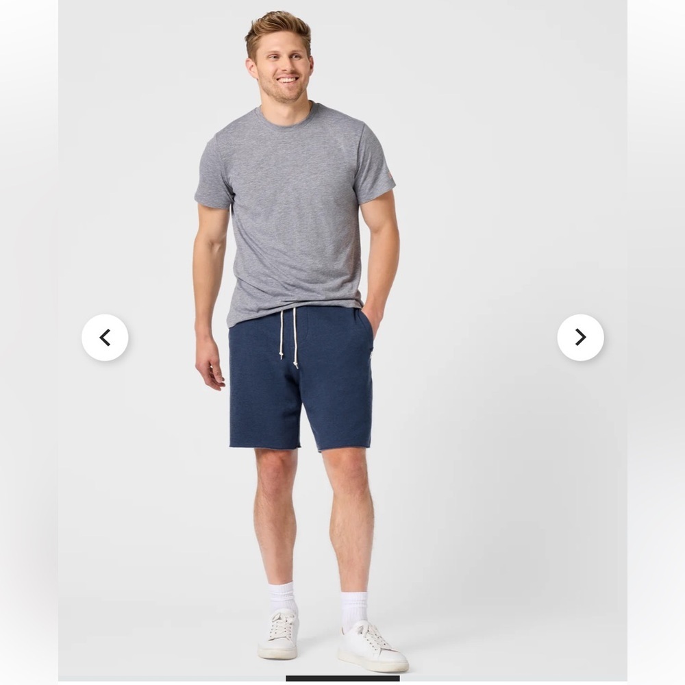 Homage Go-To Sweat Shorts Navy Blue size XL